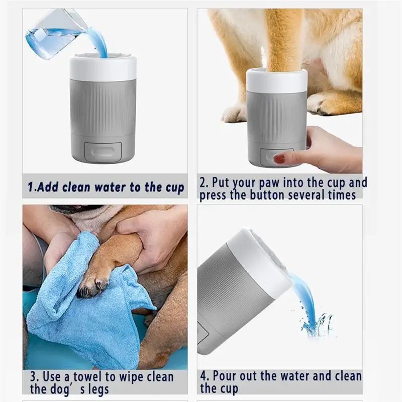 Dog Paw Washer Cup – Simple Solution for Clean Paws