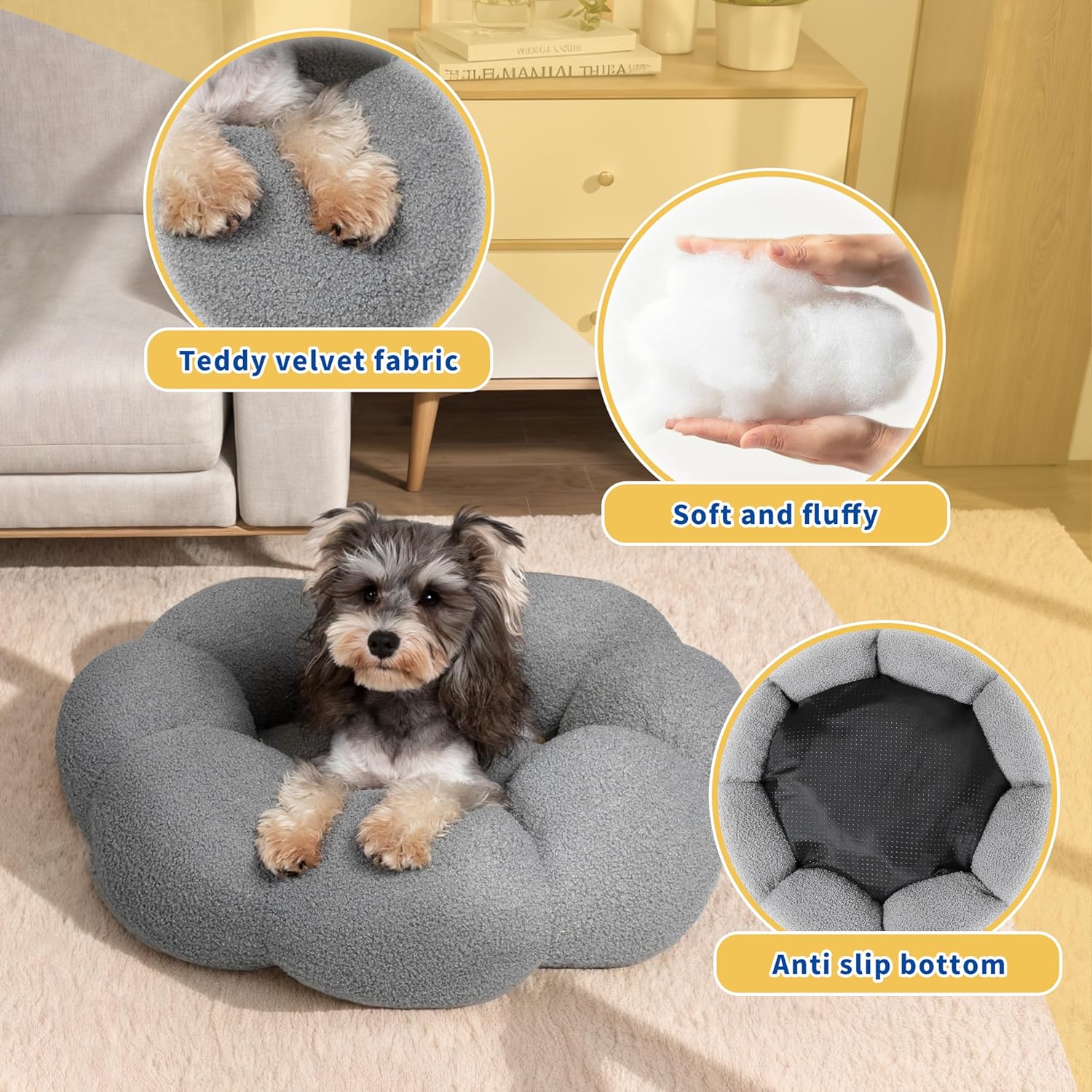 Cozy Calming Pet Bed for Deeper, Happier Sleep