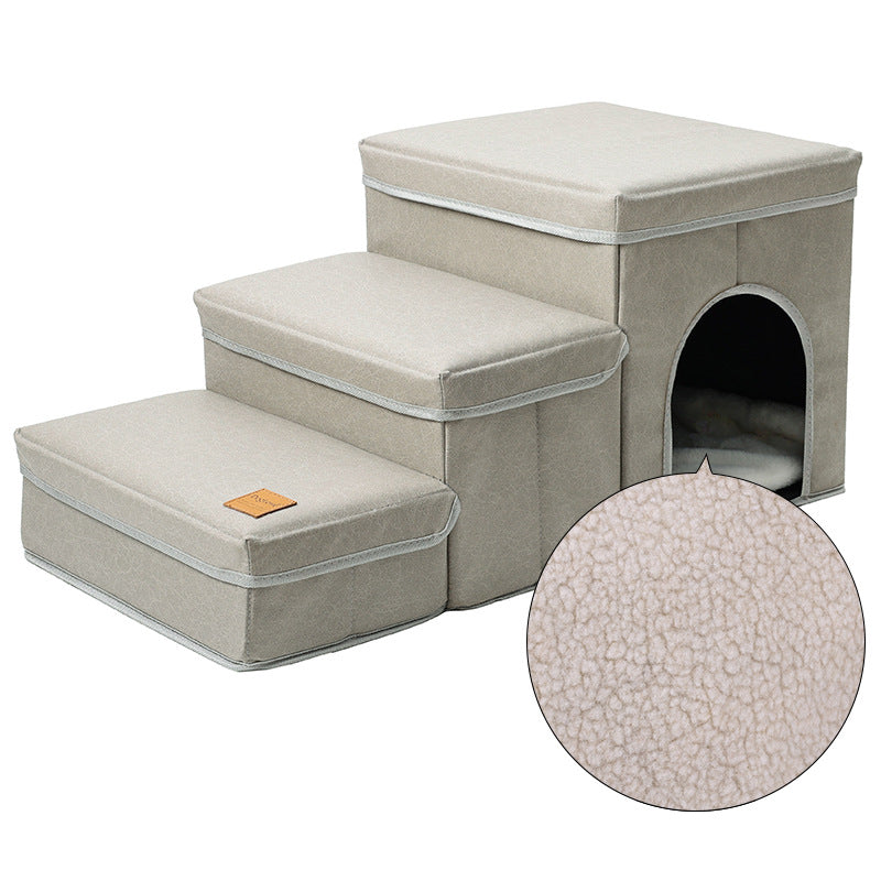 Gentle Pet Stairs for Safe Couch and Bed Climbing
