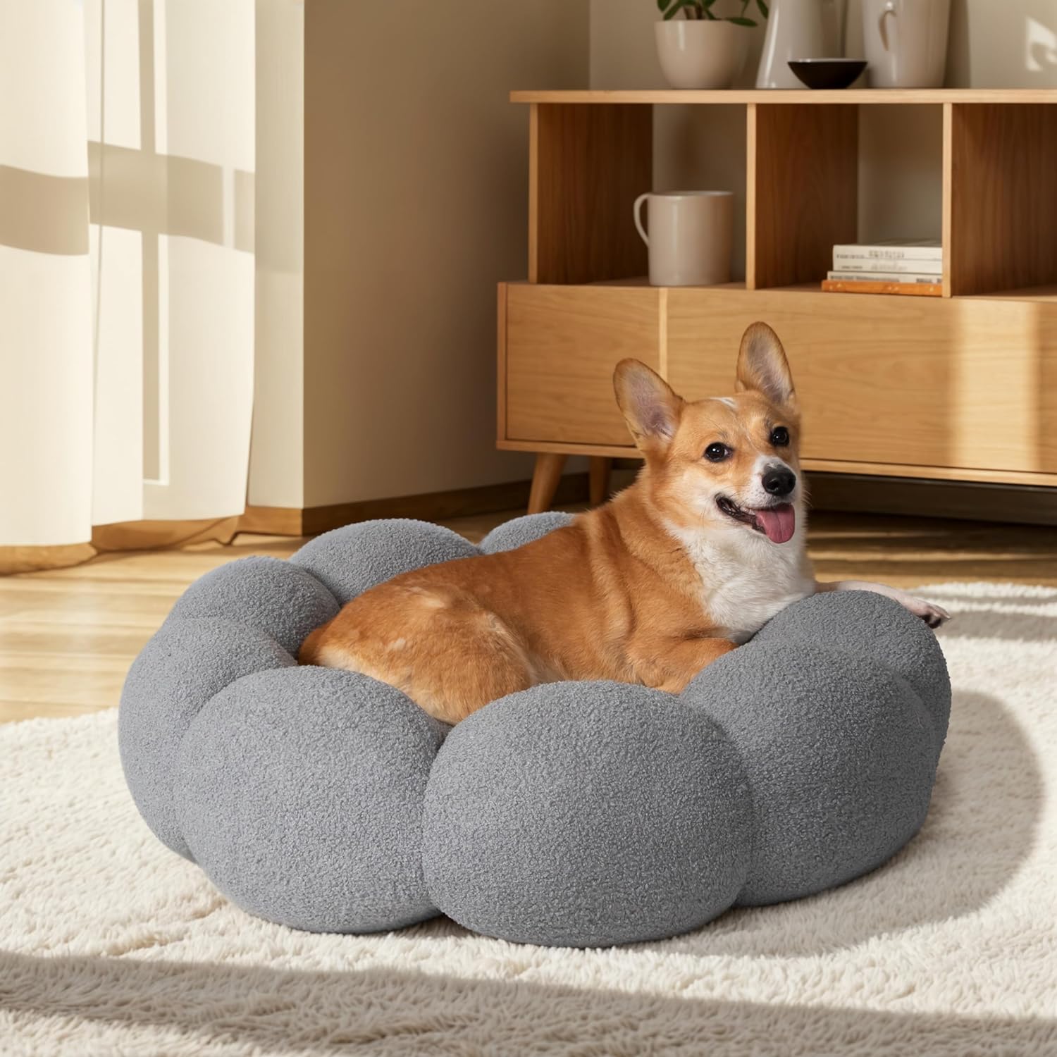 Cozy Calming Pet Bed for Deeper, Happier Sleep