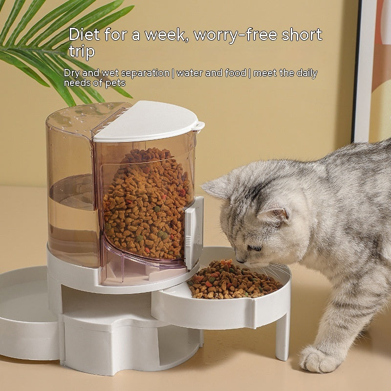 All-in-One Food and Water Feeder for Pets