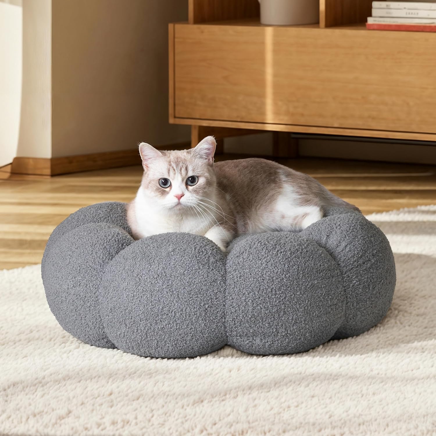 Cozy Calming Pet Bed for Deeper, Happier Sleep