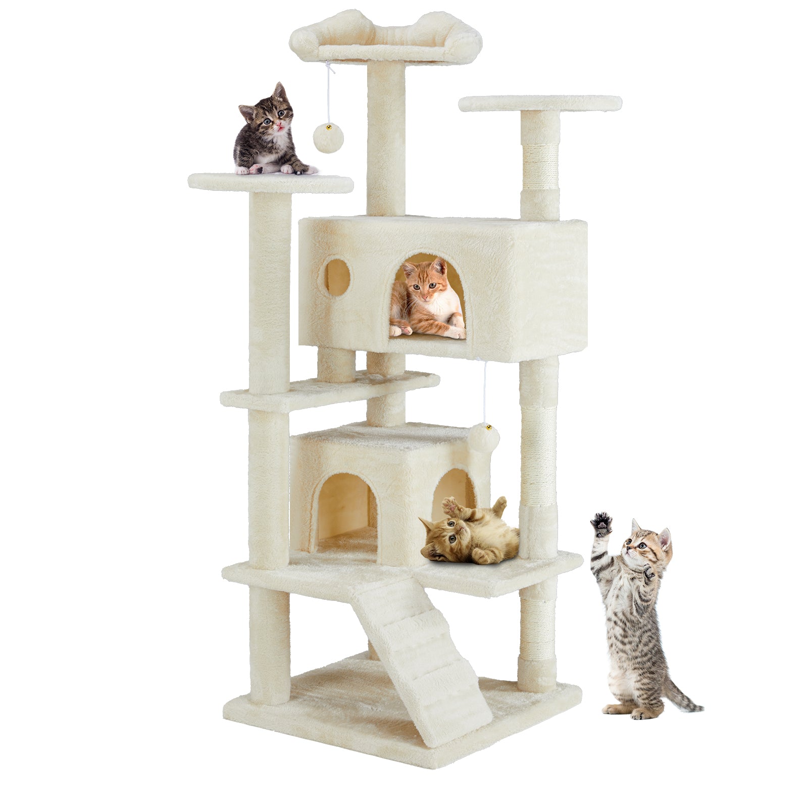 Elegant Cat Tower for Play, Rest, and Climbing